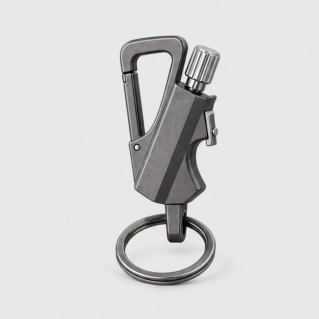 Anvil™ – Stormproof Permanent Match Keychain – Waterproof Flint Lighter with Bottle Opener &amp; Carabiner + 50% OFF