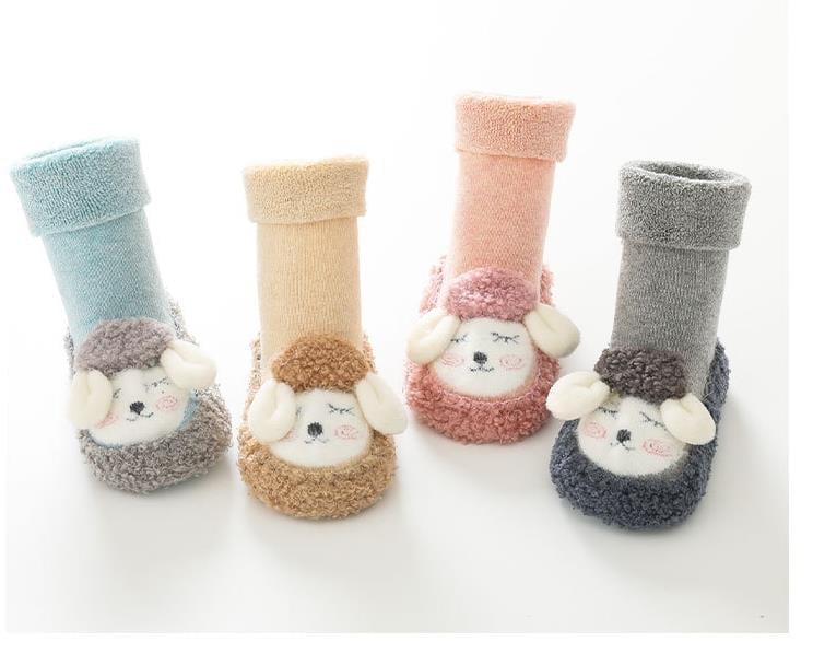 Baby Cartoon Plush Cotton Toddler Shoes – Keep Little Feet Warm, Safe &amp; Adorable – 50% OFF