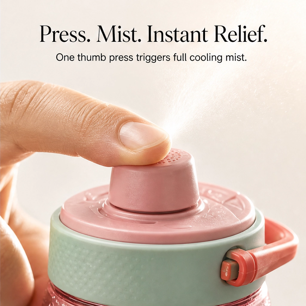 Mistara™ – 2-in-1 Cooling Mist &amp; Sip Sports Water Bottle + 50% OFF