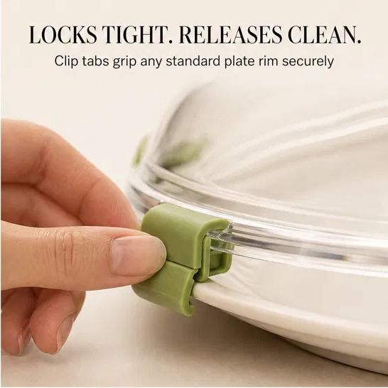Steamora™ – Splatter-Free Microwave Cover with Steam Reservoir + 50% OFF