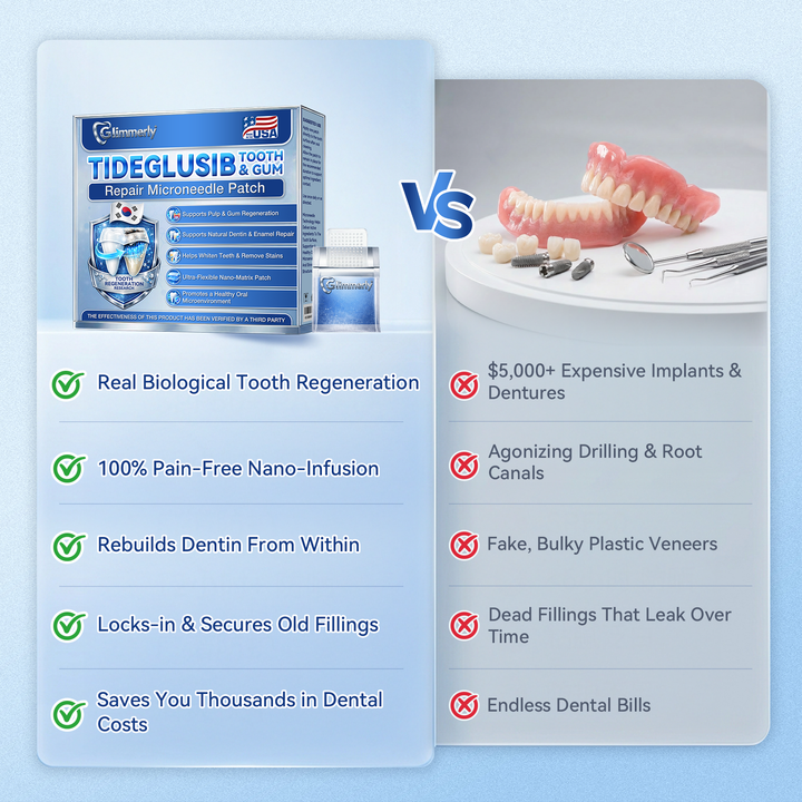 The AuraGlimmer Regeneration Patch — Advanced Tooth &amp; Gum Repair + 50 % OFF