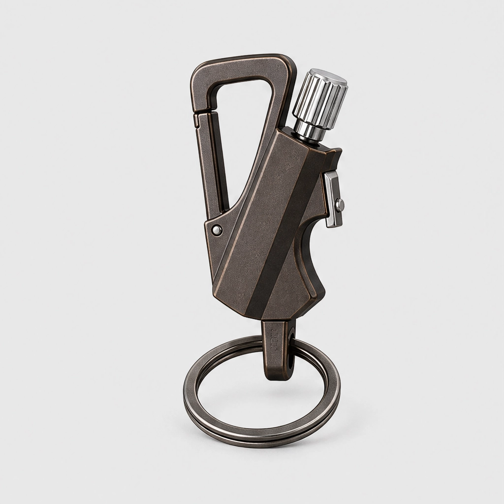 Anvil™ – Stormproof Permanent Match Keychain – Waterproof Flint Lighter with Bottle Opener &amp; Carabiner + 50% OFF