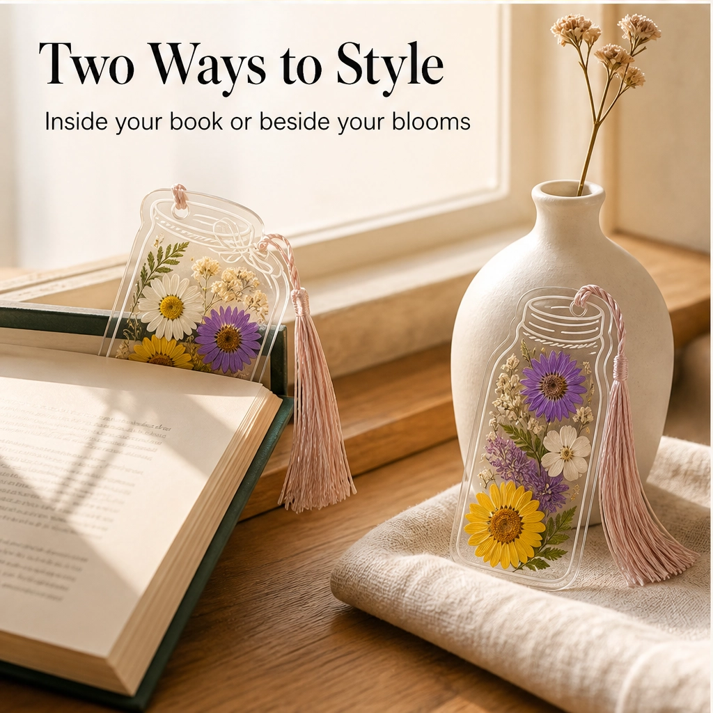 Petalume™ – Real Dried-Flower Bookmark Kit + 50% OFF