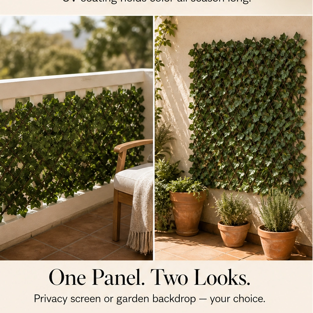Thicket™ – Expandable Ivy Privacy Screen for Balcony &amp; Garden + 50% OFF