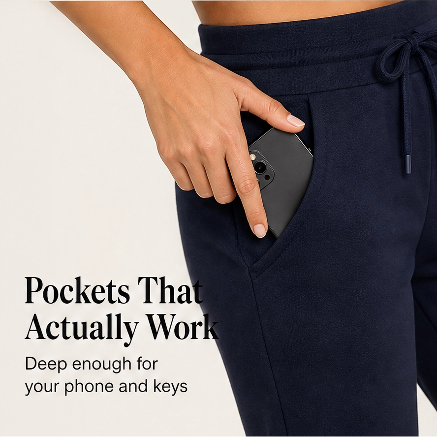 Hush™ – Soft Lounge Set with Drawstring Pants &amp; Pockets + 50% OFF