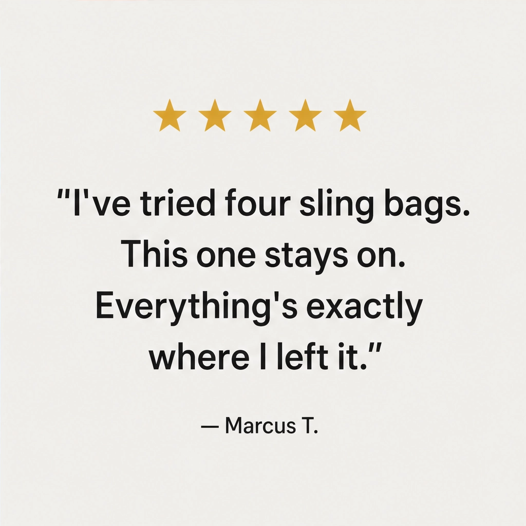 Trailspan™ – Anti-Theft Multi-Pocket Water-Resistant Sling Crossbody Bag + 50% OFF
