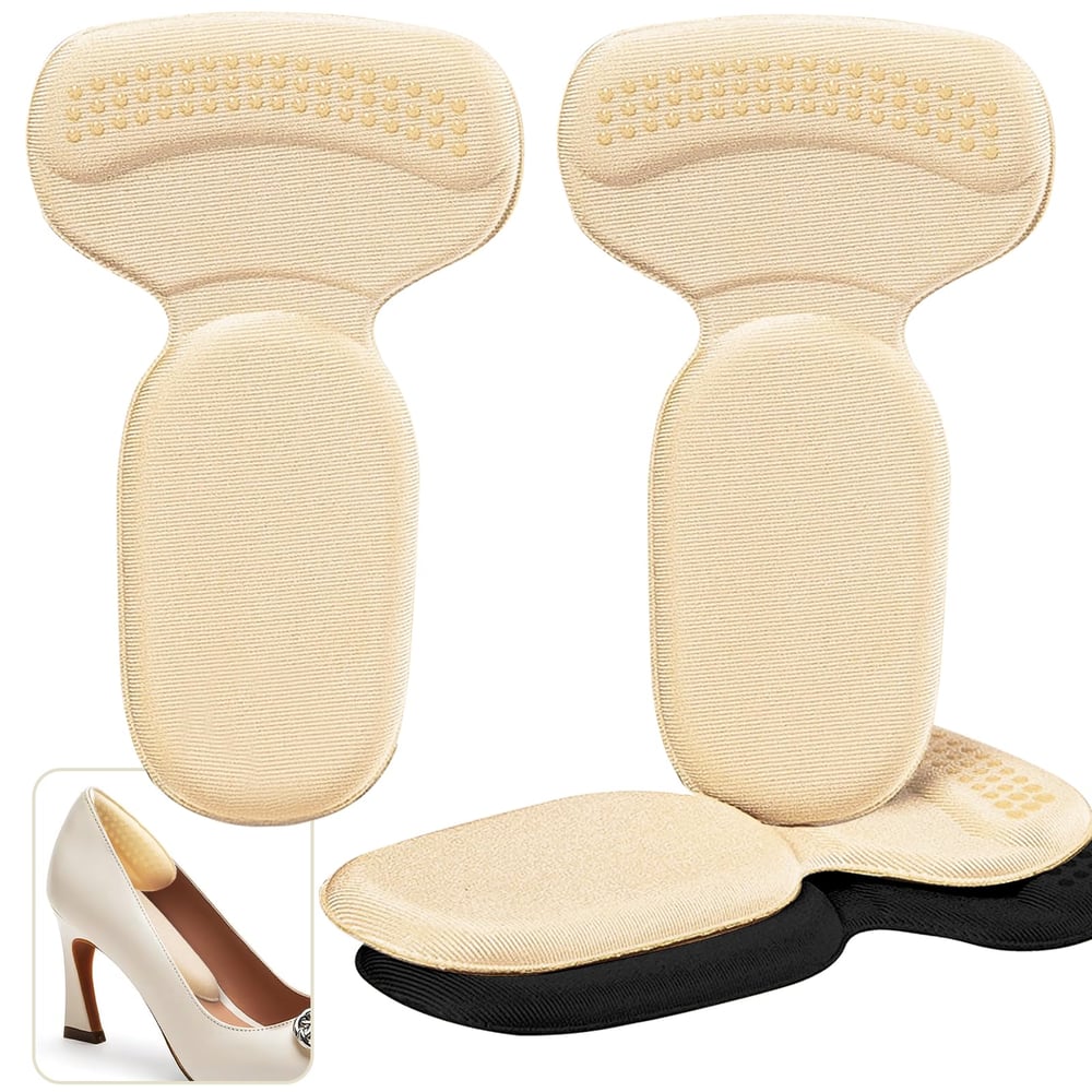 Hushstep™ – Cushioned Anti-Slip Heel Liners &amp; Forefoot Pads + 1+1 FREE