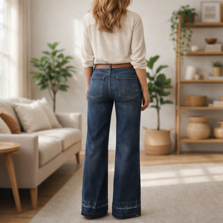 Hemworth™ – Vintage Stretch Flare Jeans for Women - 50% OFF