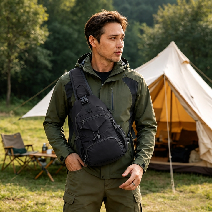 Trailspan™ – Anti-Theft Multi-Pocket Water-Resistant Sling Crossbody Bag + 50% OFF