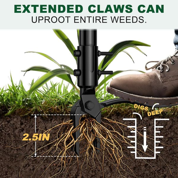 The AuraRoot Weed Puller — Effortless Weeding Without the Backache + 50% OFF