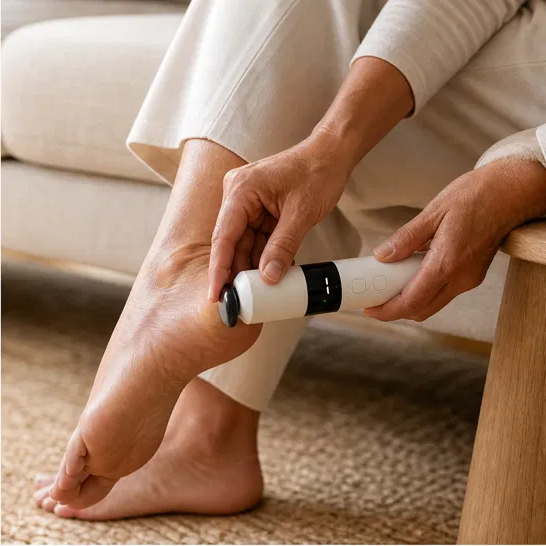 Satinwell™ – Cordless 3-Speed Electric Pedicure File with Digital Display + 50% OFF