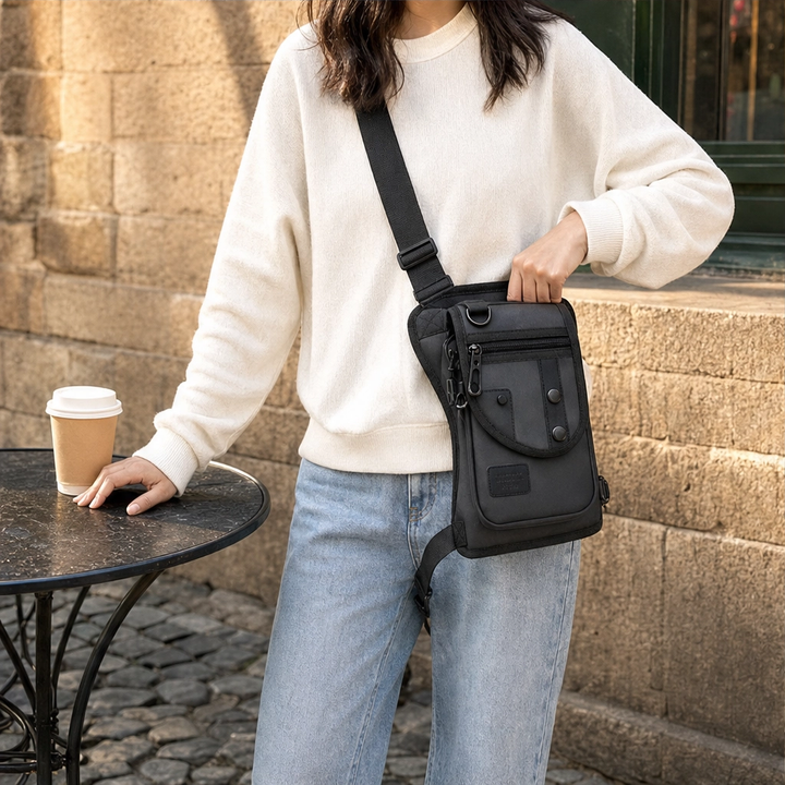 Strider™ – 3-in-1 Convertible Tactical Hip &amp; Crossbody Bag, Water-Resistant Oxford + 50% OFF