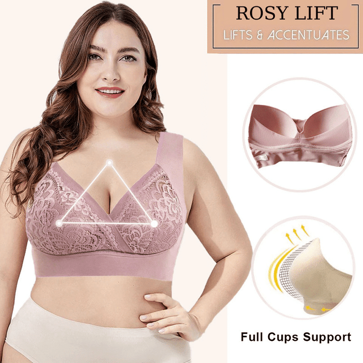 The Rosy Lift Bra - Comfort, Support &amp; Style, All Wireless +50% OFF