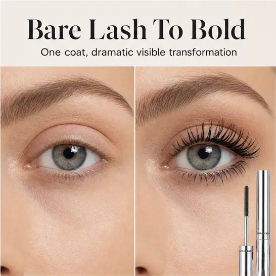 Lustrelle™ – Volumizing &amp; Curling Long-Lasting Metallic Mascara + 1+1 FREE