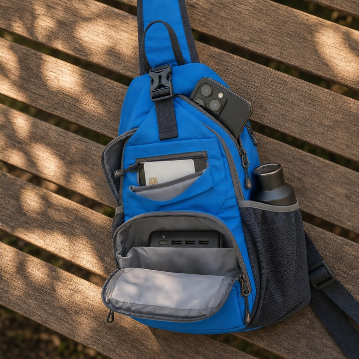 Trailspan™ – Anti-Theft Multi-Pocket Water-Resistant Sling Crossbody Bag + 50% OFF