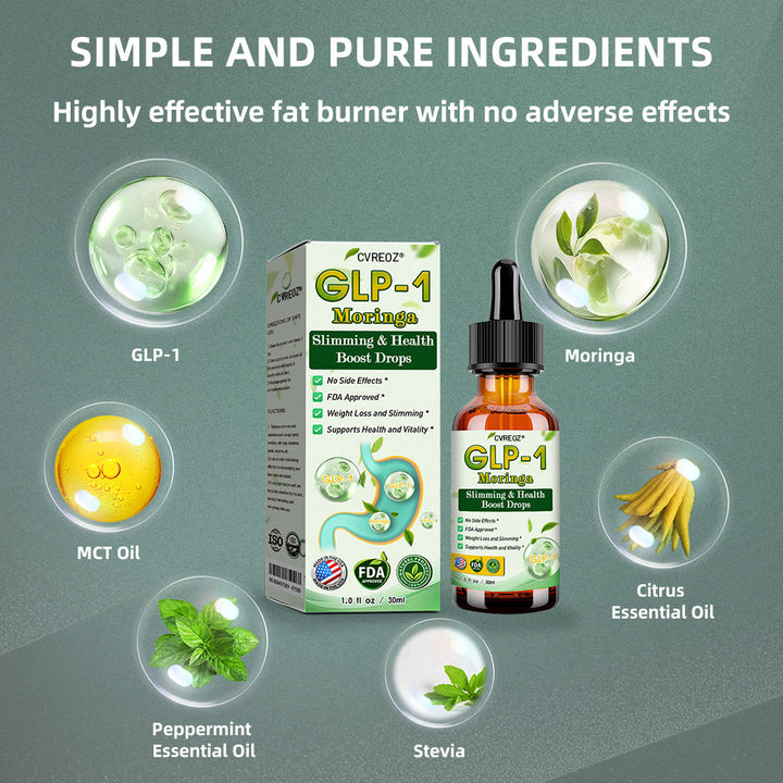 GLP-1 Slimming &amp; Health Boost Drops – Natural Weight Management - 50% OFF