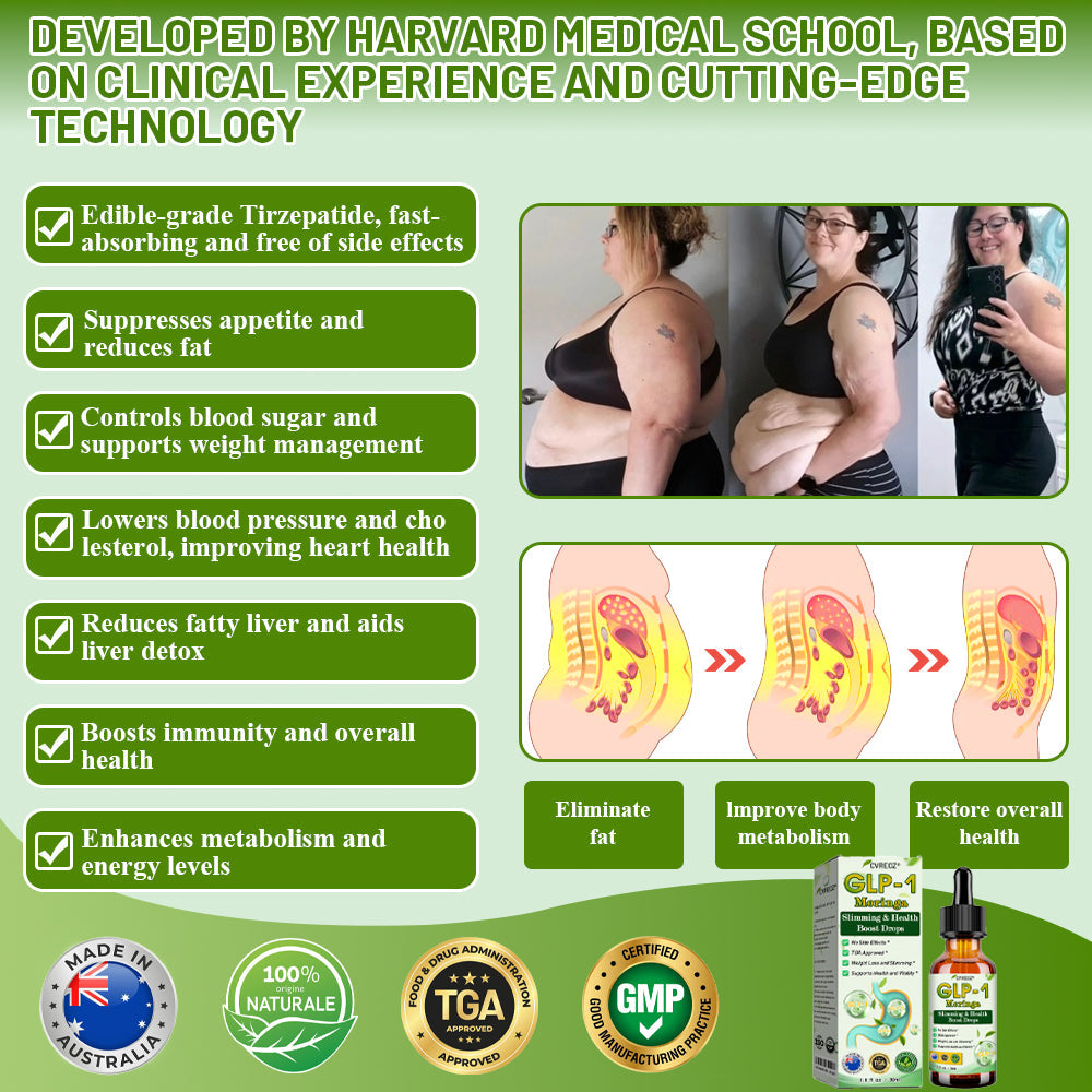 GLP-1 Slimming &amp; Health Boost Drops – Natural Weight Management - 50% OFF