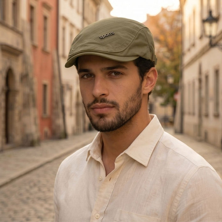 Tweedmoor™ – Breathable Cotton Heritage Flat Cap with Adjustable Buckle Fit + 50% OFF