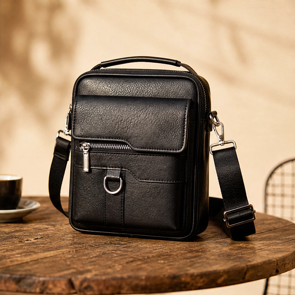 Ashford™ – Vintage Leather Crossbody Bag with Quick-Access Pockets + 50% OFF