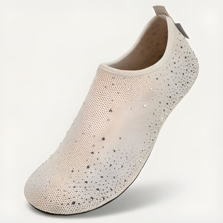 Lumara™ – Rhinestone Sparkle Barefoot Water Shoes for Women | Beach, Travel &amp; Indoor Slip-On +50% OFF