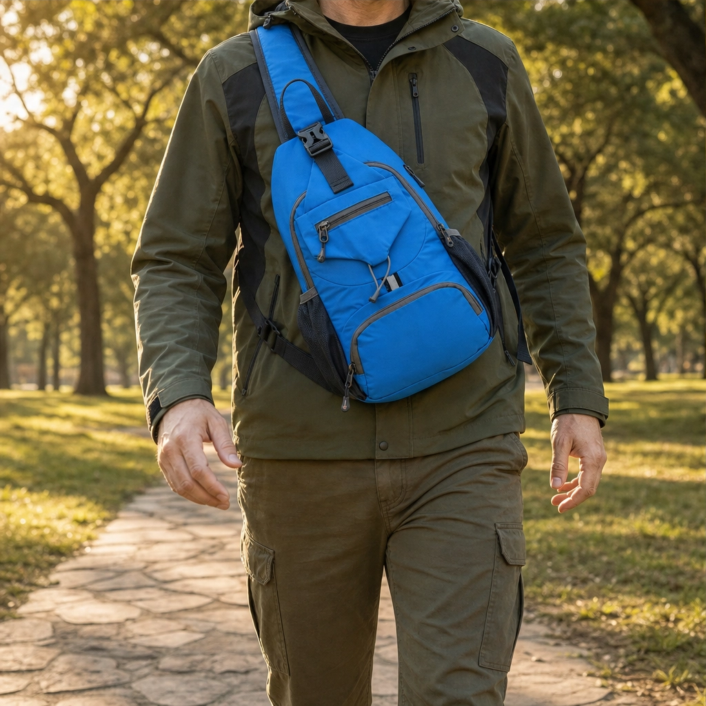 Trailspan™ – Anti-Theft Multi-Pocket Water-Resistant Sling Crossbody Bag + 50% OFF