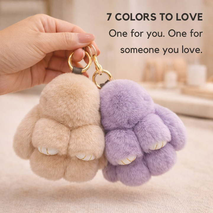Velvetpaw™ – Ultra-Soft Plush Bunny Keychain with Collectible Tin Gift Box + 50% OFF
