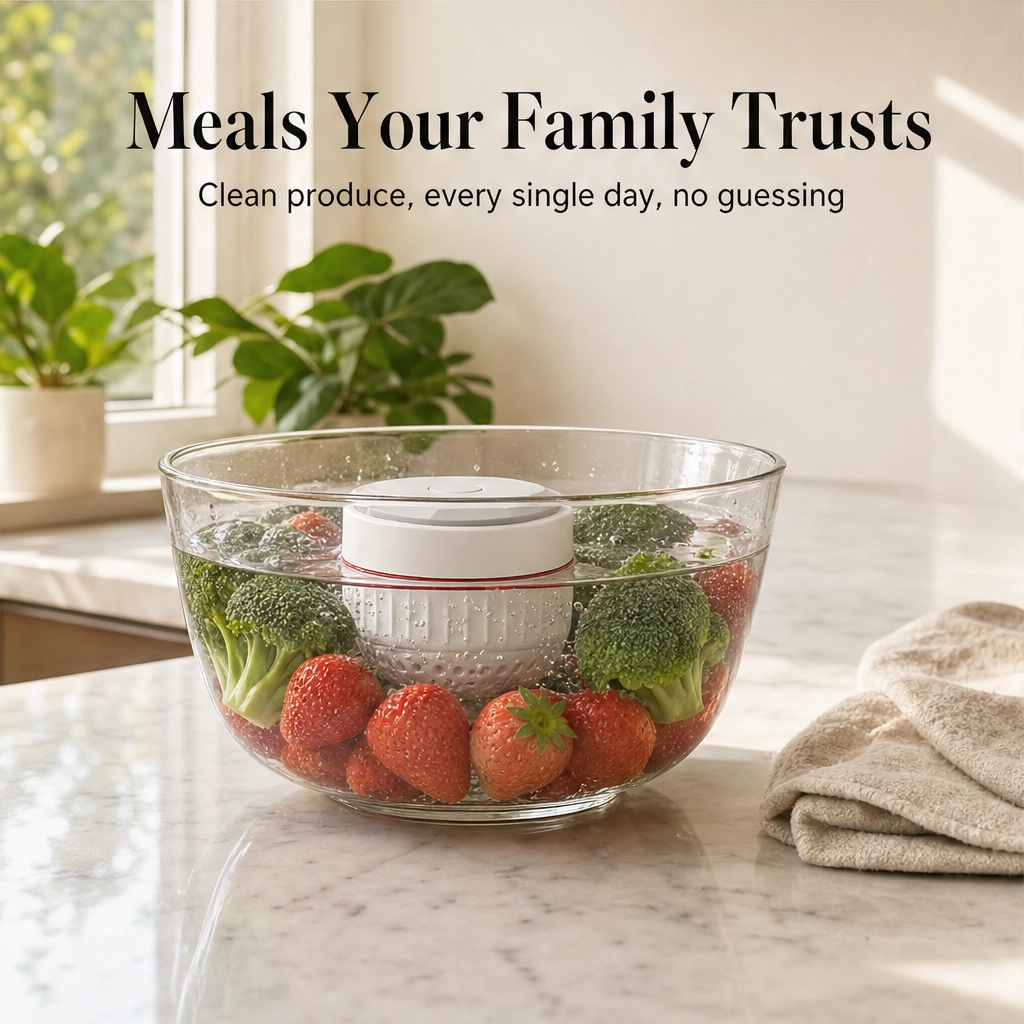 Wellbrook™ – Electrolytic Ion Fruit &amp; Vegetable Cleaner + 50% OFF