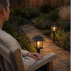 Lanthorne™ – Solar-Powered Vintage Lantern Pathway Light, Warm-Glow Filament Bulb, Weatherproof Garden Stake + 50% OFF