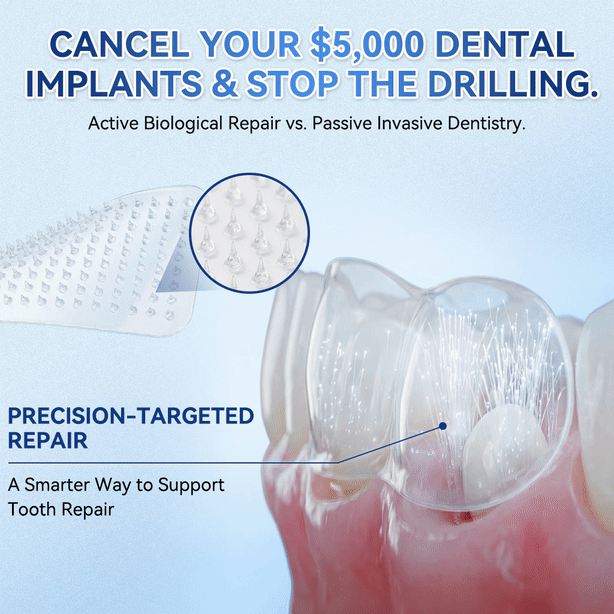 The AuraGlimmer Regeneration Patch — Advanced Tooth &amp; Gum Repair + 50 % OFF