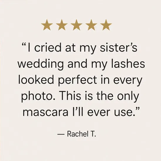 Lustrelle™ – Volumizing &amp; Curling Long-Lasting Metallic Mascara + 1+1 FREE
