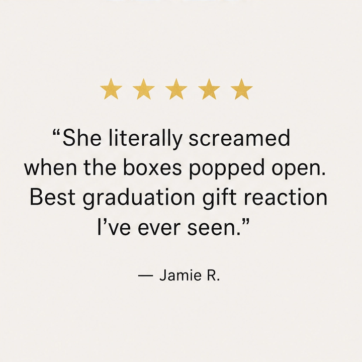 Confettio™ – 2026 Class of Grad Surprise Explosion Gift Box with Pop-Up Cash Reveal + 50% OFF