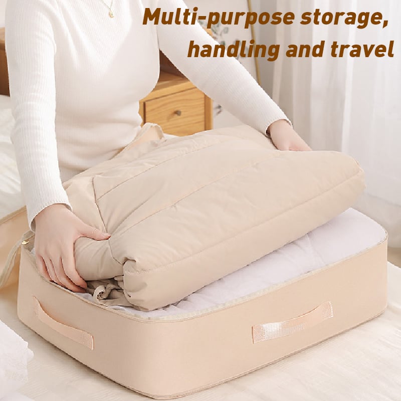 The AuraMax Compression Organizer - Ultra Space Saving, Self-Compression, and Large Khaki Size + 50% OFF