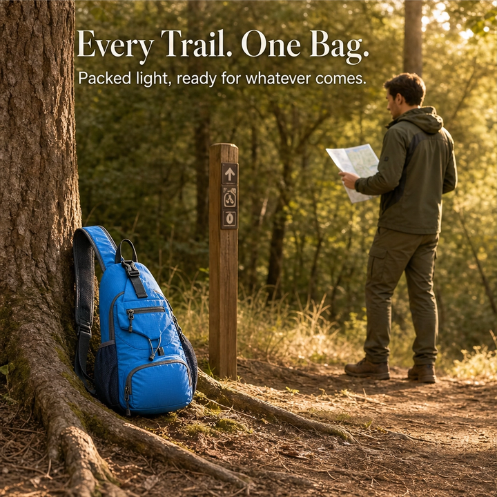 Trailspan™ – Anti-Theft Multi-Pocket Water-Resistant Sling Crossbody Bag + 50% OFF