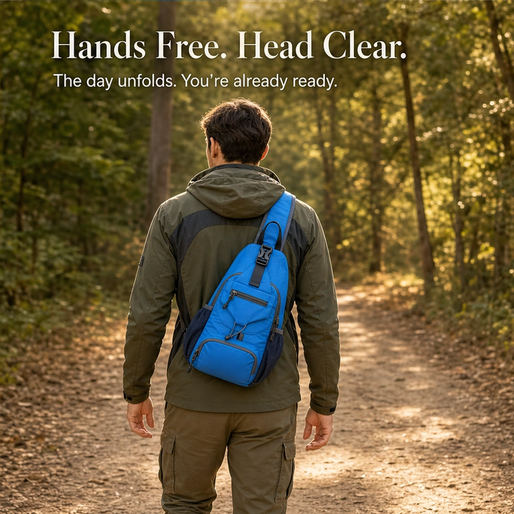 Trailspan™ – Anti-Theft Multi-Pocket Water-Resistant Sling Crossbody Bag + 50% OFF