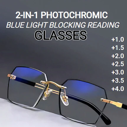 Optera™ – Anti-Blue Light Progressive Multifocal Reading Glasses + 50% OFF