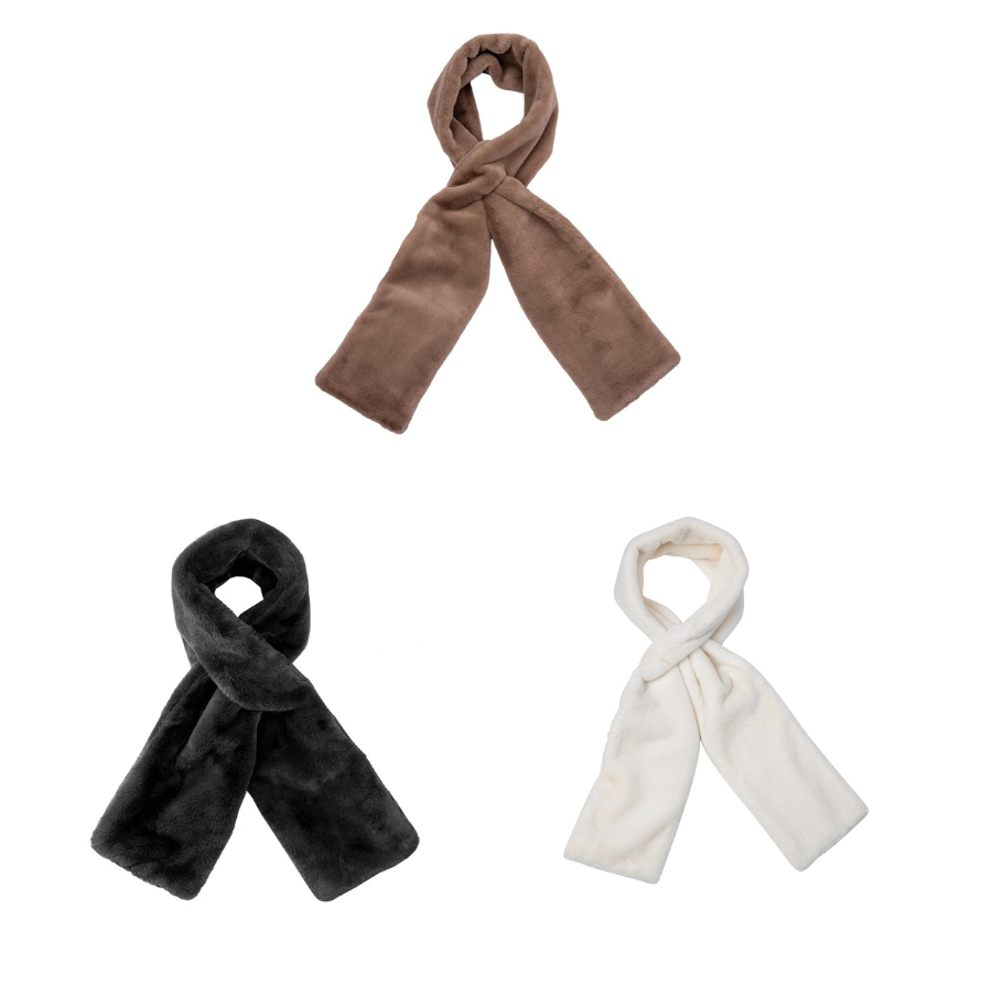The AuraFaux Fur Scarf - Hidden Pocket, Luxurious Faux Fur, and Promotion +50% OFF