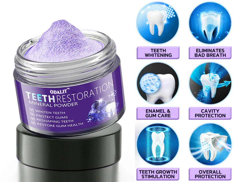 The RestoreGum Mineral Powder - Dentist-Approved, TGA Recommended for Gum &amp; Tooth Repair + 50% OFF