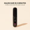 Velura™ – Cordless Ceramic Heated Hair Straightener Brush + 50% OFF