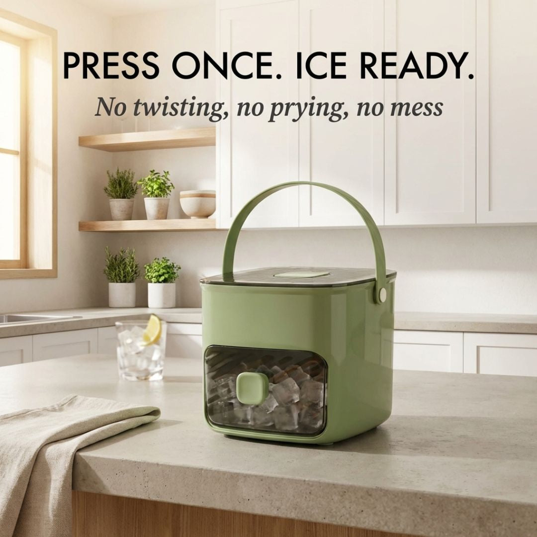 Frostwell™ – One-Touch Release Ice Cube Tray with Lid &amp; Storage Bin + 50% OFF