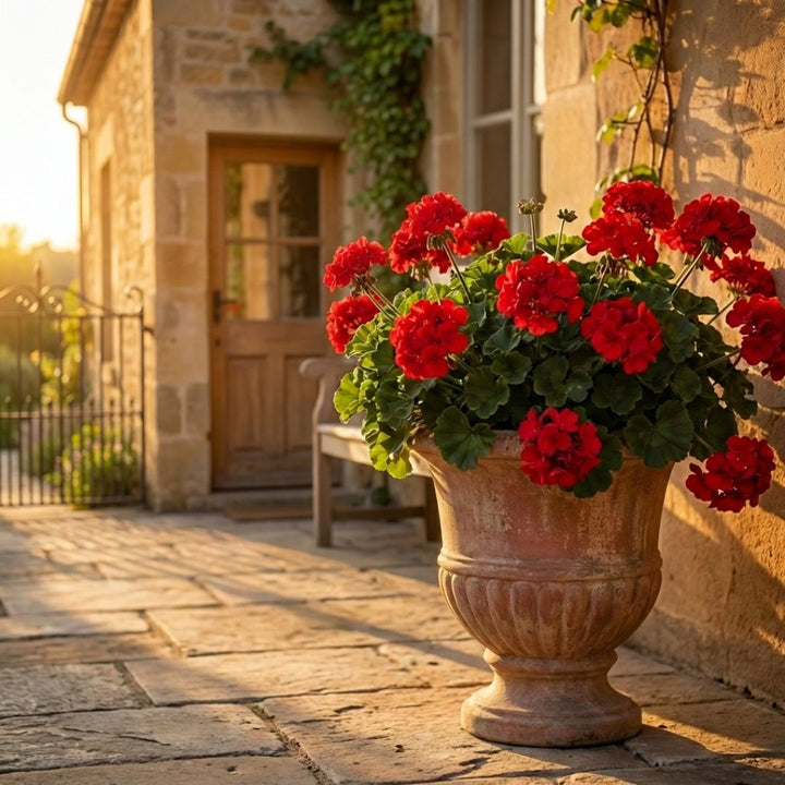 Arbora™ – UV Resistant Silk Artificial Geranium Flowers for Outdoor &amp; Indoor Decor + 50% OFF