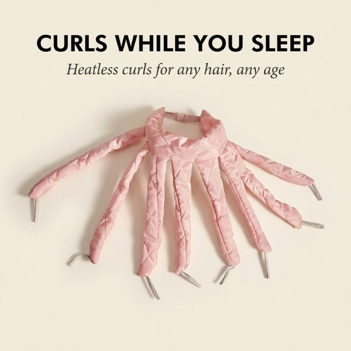 Curlnest™ – Heatless Overnight Curl Headband | No-Heat Hair Curler + 50% OFF
