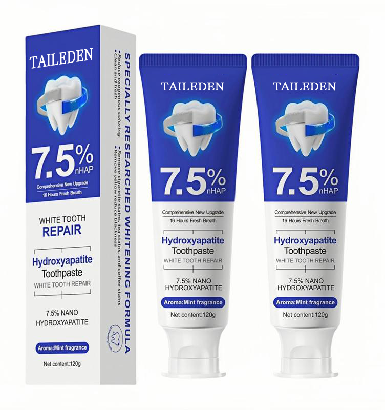 The Hydroxyapatite Toothpaste - Whiten &amp; Repair, Without the Pain + 50% OFF