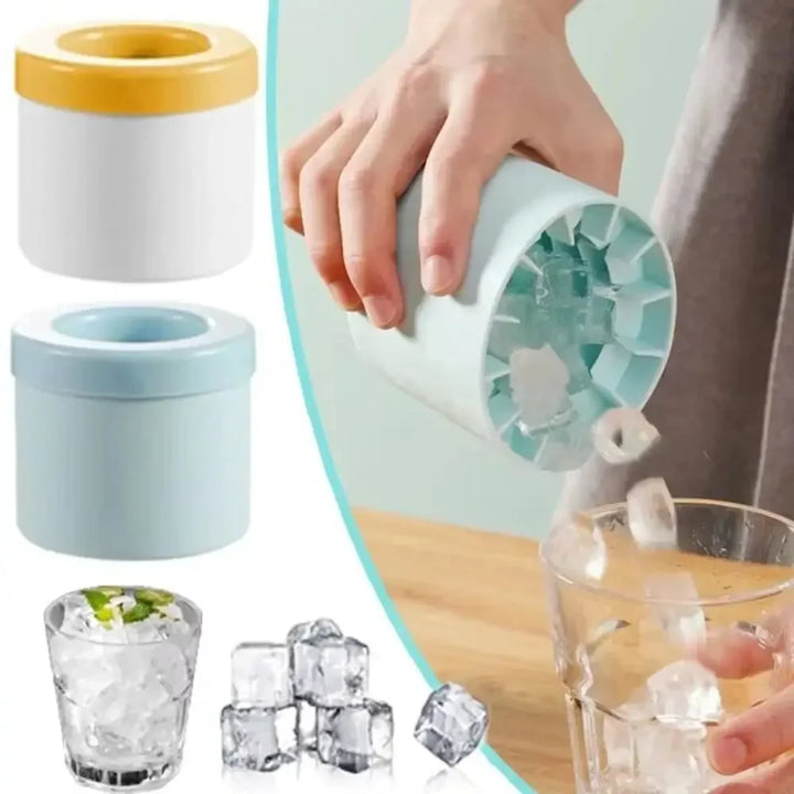 Chillforge™ – Press-to-Pop Silicone Ice Cube Maker Cup + 50% OFF