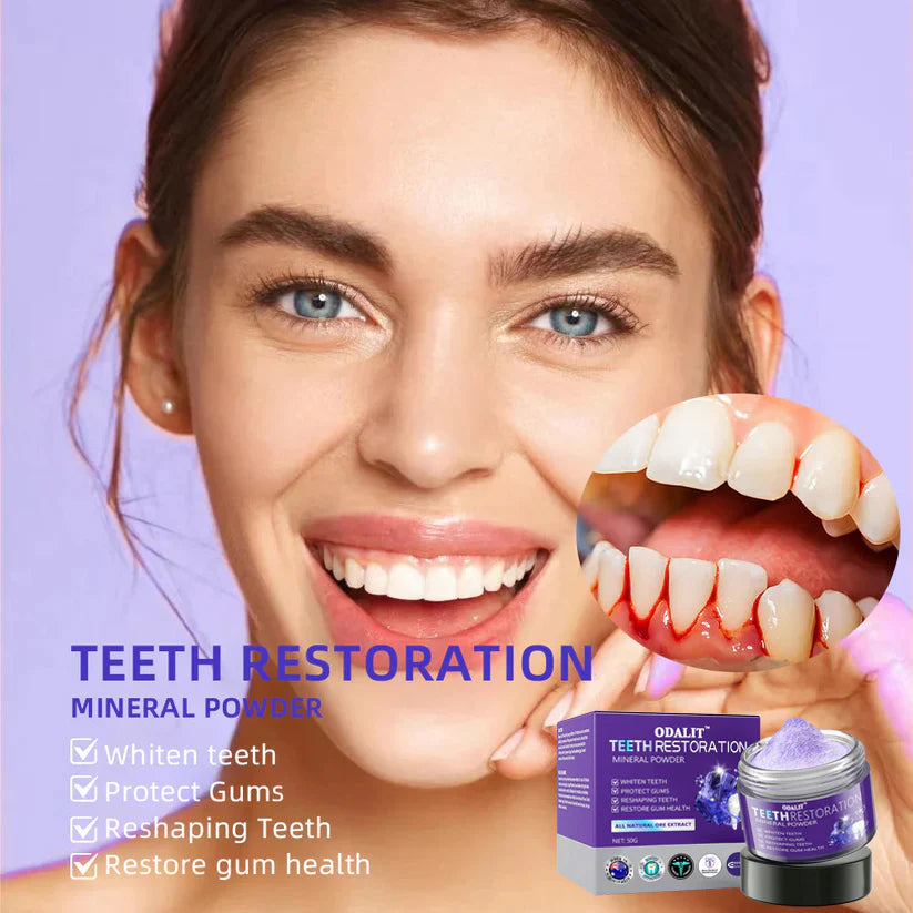 The RestoreGum Mineral Powder - Dentist-Approved, TGA Recommended for Gum &amp; Tooth Repair + 50% OFF
