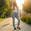 Cobbleway™ – Retro Wave Stripe PU Leather Lace-Up Women's Sneakers + 50% OFF