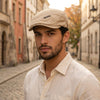 Tweedmoor™ – Breathable Cotton Heritage Flat Cap with Adjustable Buckle Fit + 50% OFF
