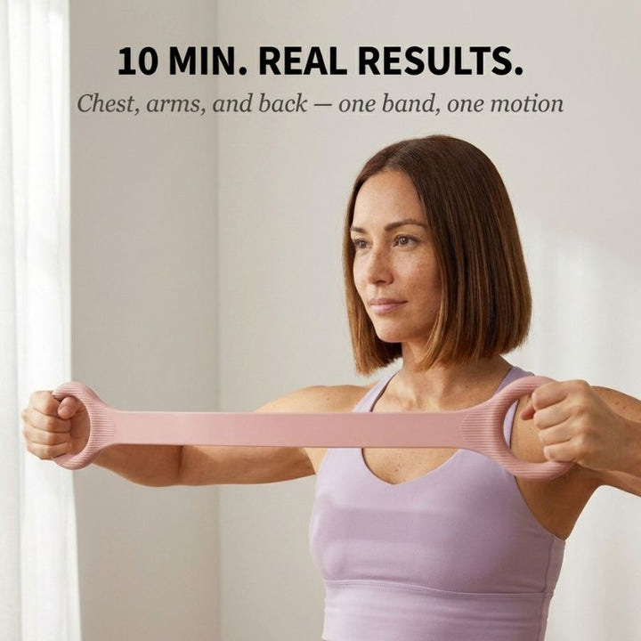 Arcova™ – Silicone Figure 8 Resistance Band for Women, Chest &amp; Arm Toner + 1+1 FREE