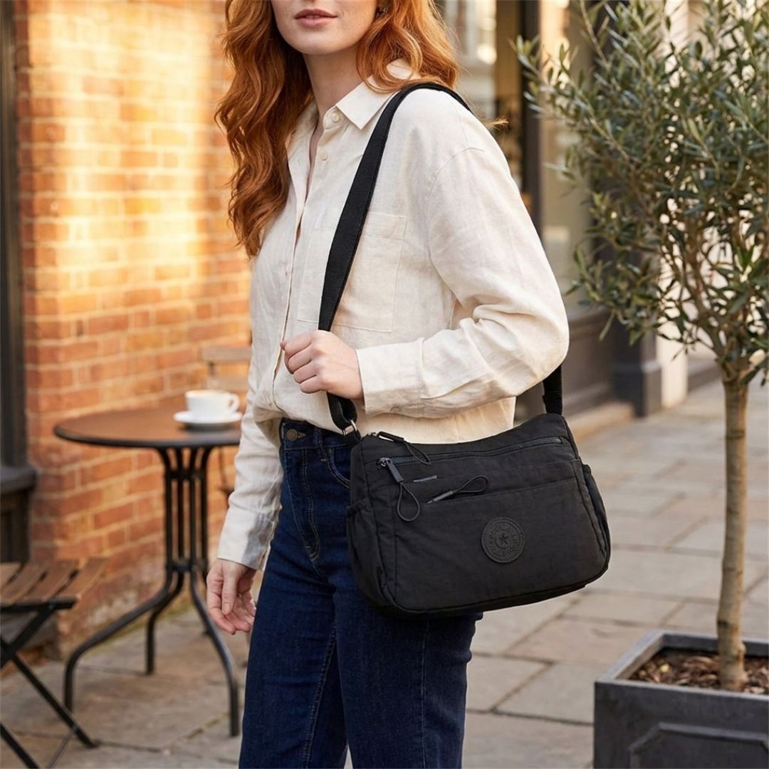 Satchell™ – Multi-Pocket Zipper Nylon Crossbody Bag for Women + 50% OFF