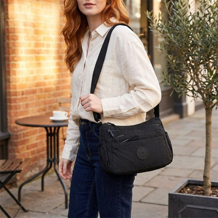 Satchell™ – Multi-Pocket Zipper Nylon Crossbody Bag for Women + 50% OFF