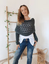 The AuraKnit Cable Wrap – Versatile Knitted Shrug for Women + 50% OFF